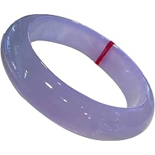 Bracelets,Lavender Jade Bangle Bracelet for Women, Burmese Genuine Purple Jadeite Bangle56mm