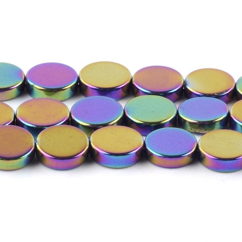 Perle In Pietra Naturale Ematite Multicolore Lisce, Forma Rotonda, 6/8/10 Mm, Fili Da 39 Cm Per Creare Gioielli Fai Da Te: Bracciali, Collane, Orecchini - 2