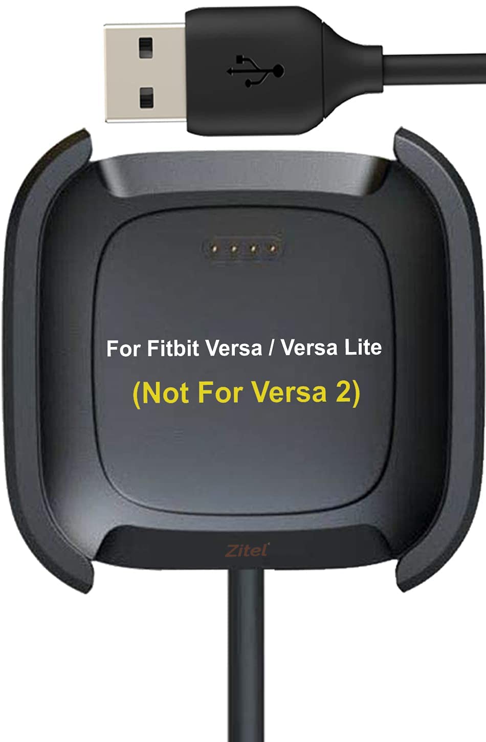 SPYKART USB Charger Cable compatible with Fitbit Versa/Versa Lite - Replacement USB Cable (Black) (B0CK61N6TK) Amazon Price History, Amazon Price Tracker