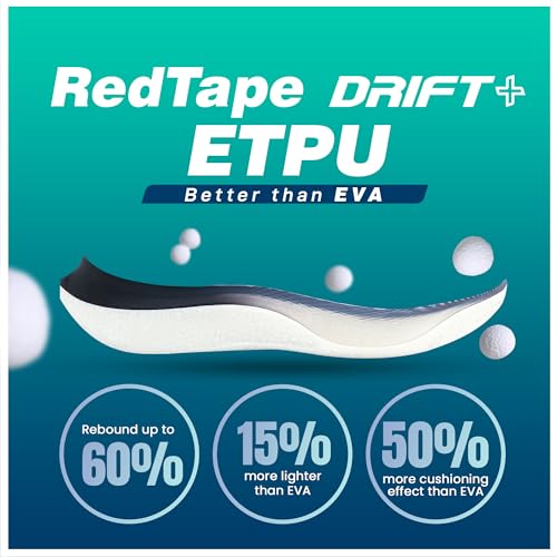 Image of Red Tape Sports Walking Shoes for Men | Soft Cushioned Insole, Slip-Resistance, Dynamic Feet Support, Arch Support & Shock Absorption