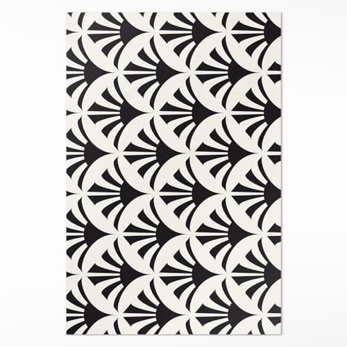 Tapis vinyle de qualité Floorart design élégant monochrome PVC 80x120 cm