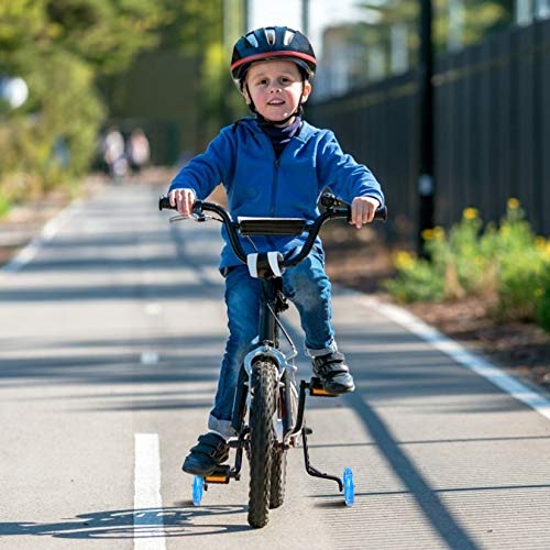 Image of Training Wheels for Bike,with Axle Extenders,Compatible for Bikes of 12 /14 /16 /18 /20 Inch,Flash Mute Wheel,1 Pair