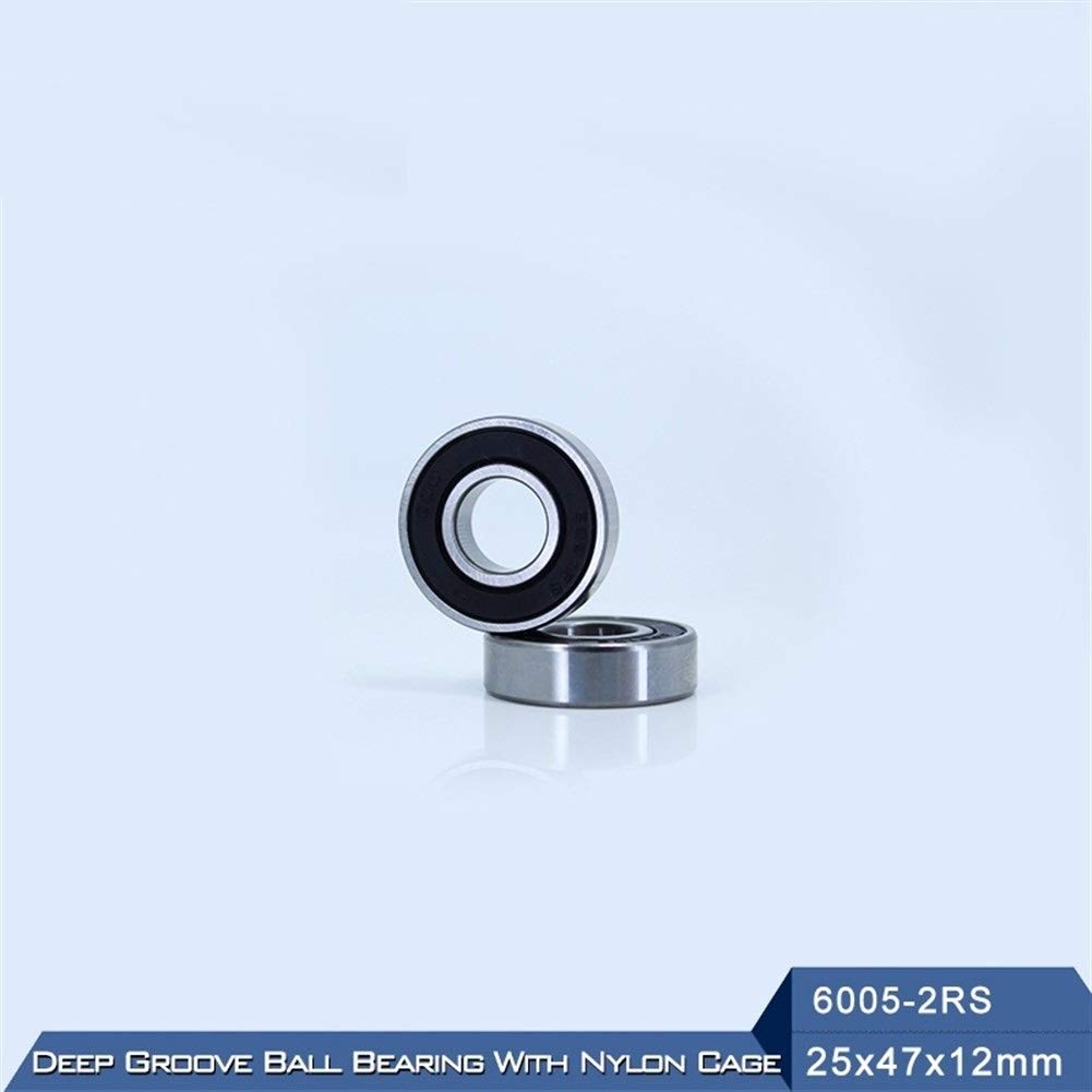 6005RZ 6005 RS 2RZ łożysko ABEC-3 wyciszenie High Speed ​​do pomp, łożysko kulkowe uszczelnione nylonową klatką 6005RS 2RS 2RS 25 * 47 * 12 mm