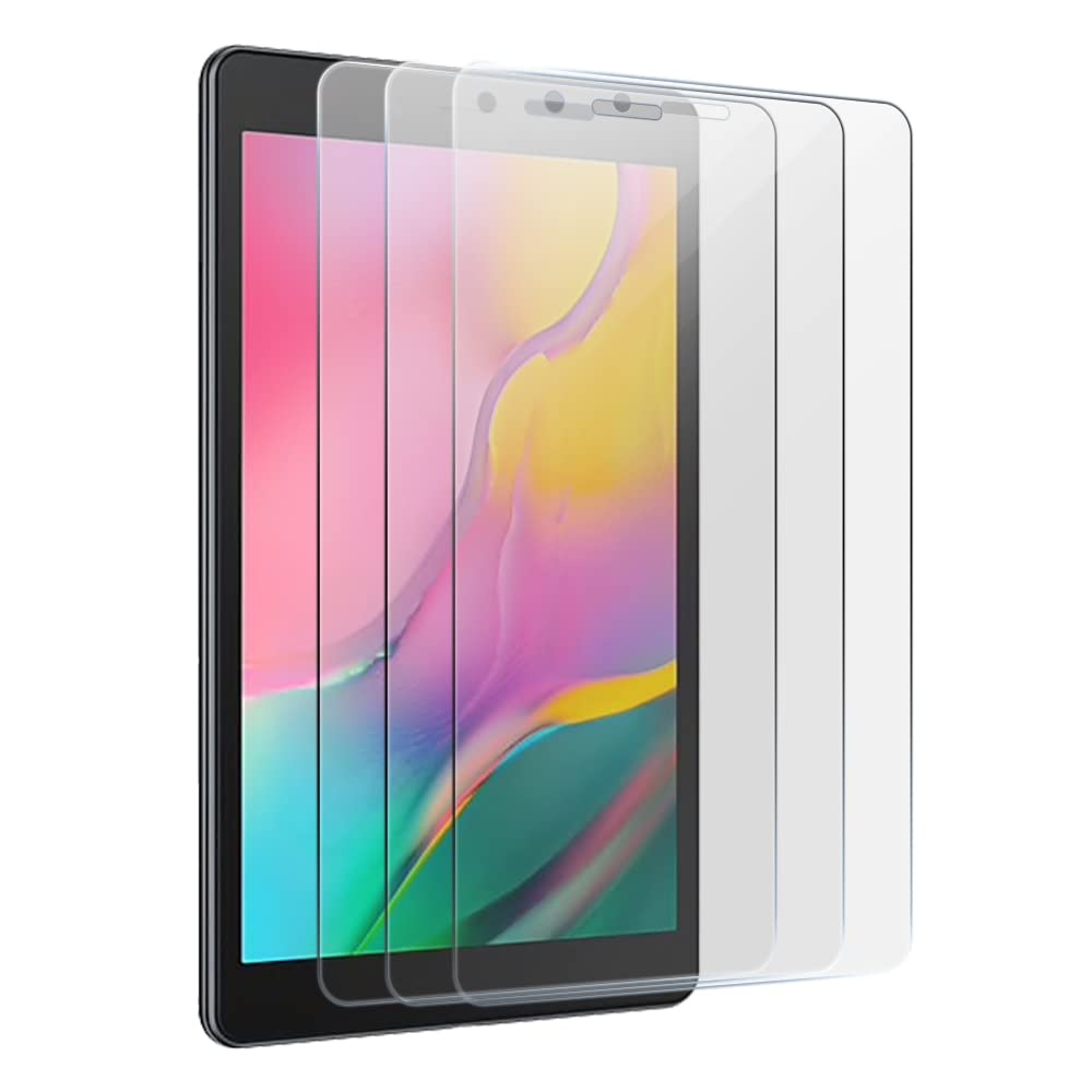 Replacement For T295 Glass Screen Protector,(3 Packs) Anti-glare Ultra-thin clear 9H Hardness Tempered Glass Protective Film For Galaxy Tab A 8.0 2019 LTE SM-T295.