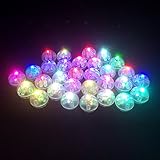 Amy Basic (100 Pcs Multicolor Round Led Flash Ball Lamp for Paper Lantern Balloon Party Wedding ,Party Birthday and Festival Decorative Lights