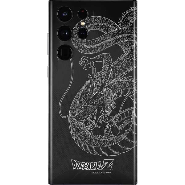 Skinit Decal Phone Skin Compatible with Galaxy S22 Ultra - Officially Licensed Dragon Ball Z Negative Shenron Design
