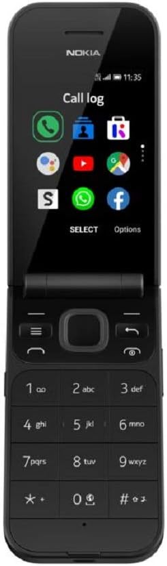 Nokia 2720 2.8 Inch 4G UK SIM-Free Feature Phone with Google Assistant (Single-SIM) - Black