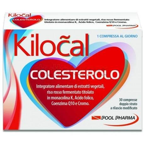 Kilocal Integratore Coadiuvante per il Mantenimento Fisiologico dei Lipidi 30 Compresse