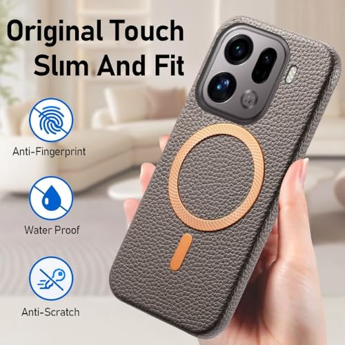 Étui compatible avec Samsung Galaxy A26 5G anti-chute coque magnétique vert