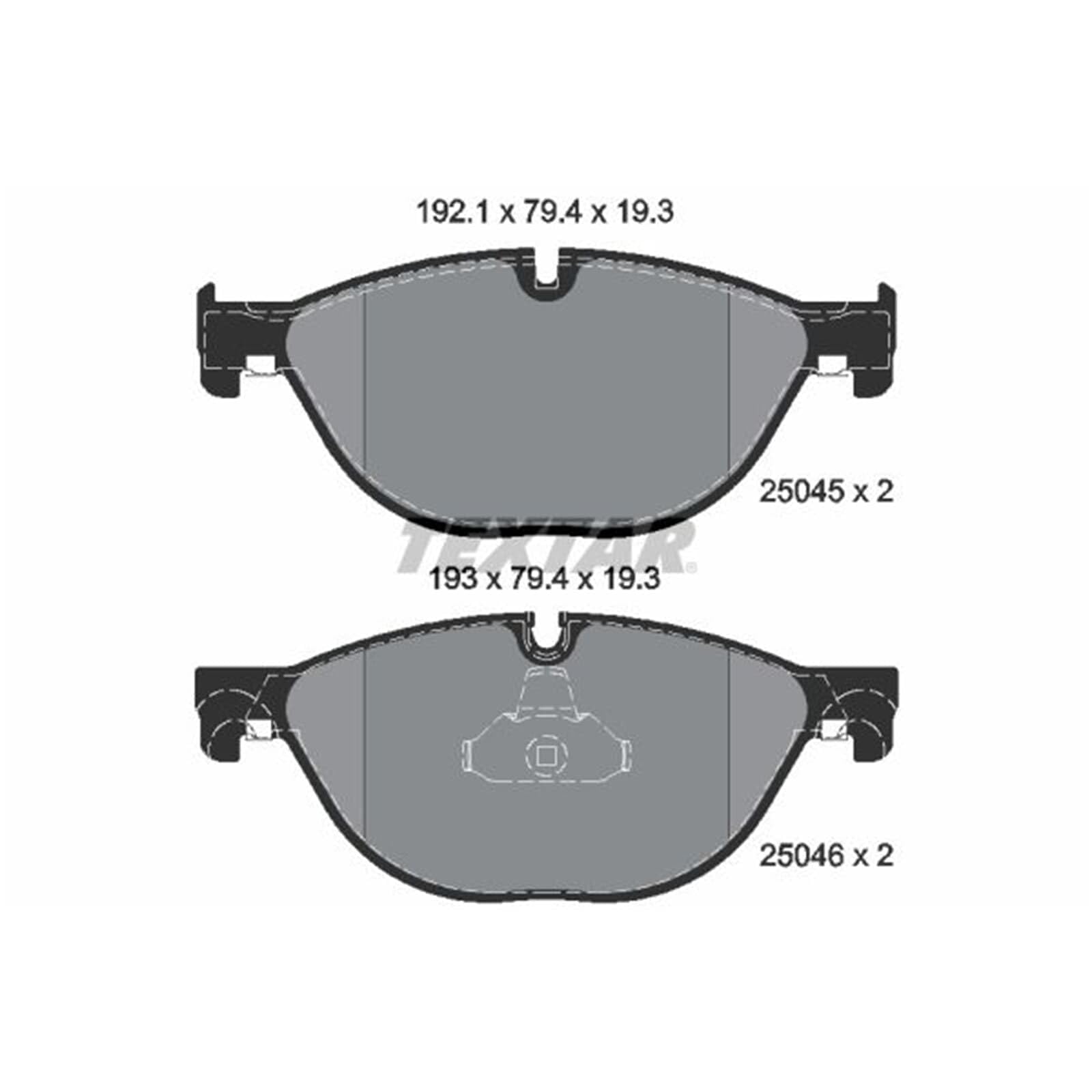 Textar Bremsscheiben 348mm Beläge vorne | 92253725 + 92253825 + 2504501 + 98042400 passend für 5er F10 F11 6er F12 F13
