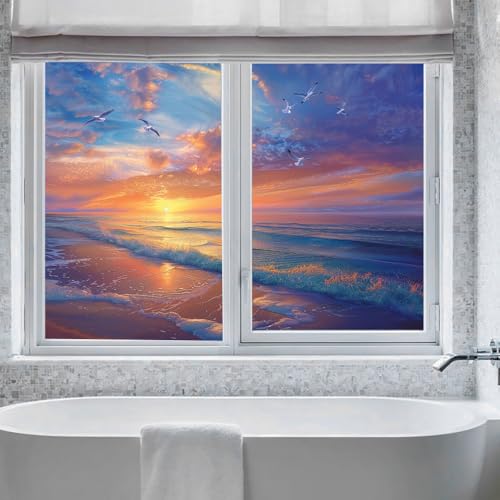 Vinilo adhesivo decorativo para ventanas 21.6x47.2 pulgadas x2 miniatura 4