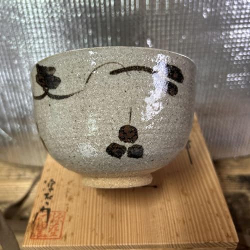 Tea utensils, Matcha bowl, Karatsu-yaki, Ekaratsu Takemura Genzaemon *Wooden box is not included if shipped overseas