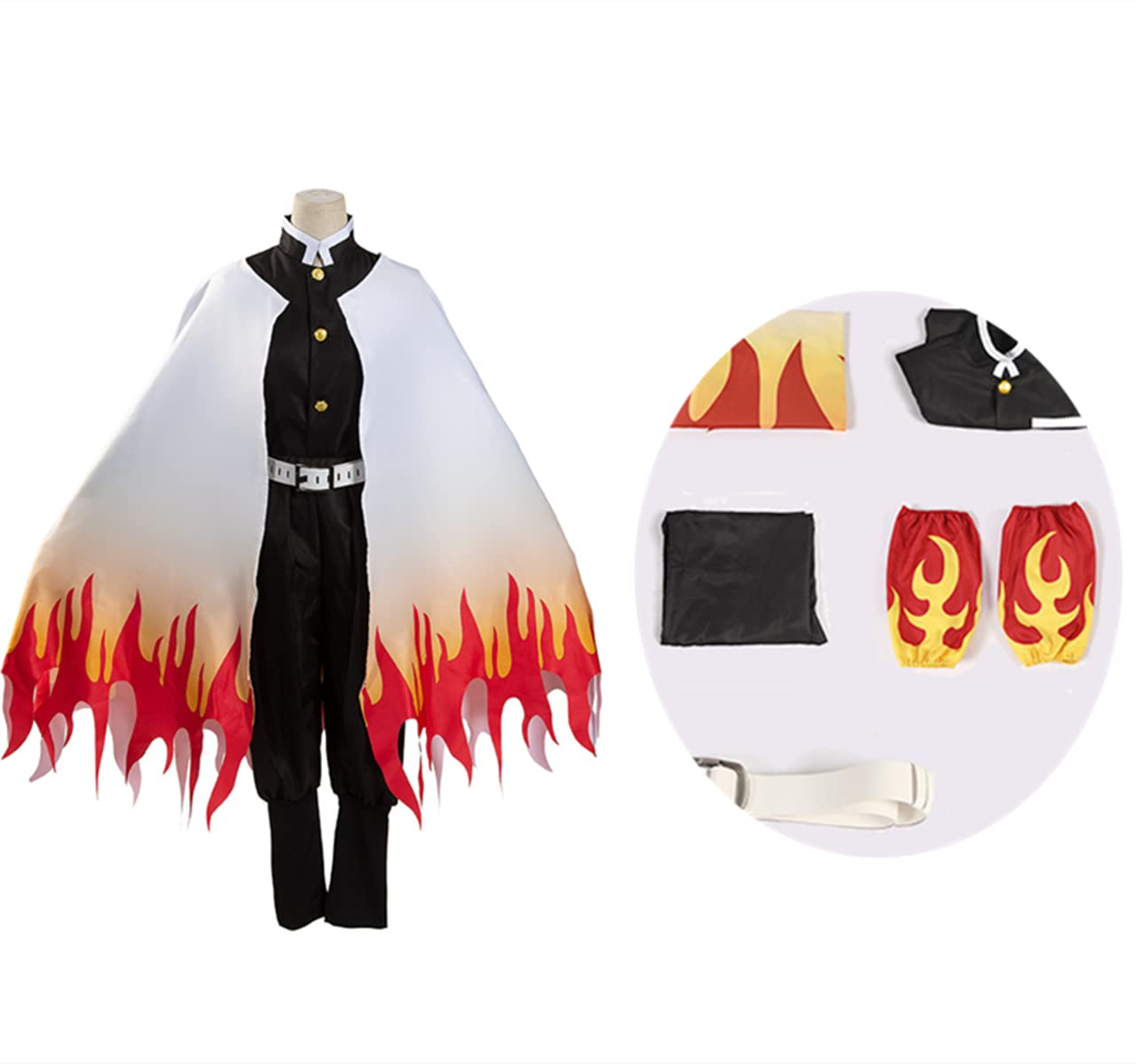 鬼滅の刃 子供服 キッズ 子供用煉獄杏寿郎 110-120サイズコメンドください Amazon.co.jp: 鬼滅の刃 子供服 煉獄 杏寿郎 コスプレ衣装 子供用 仮装