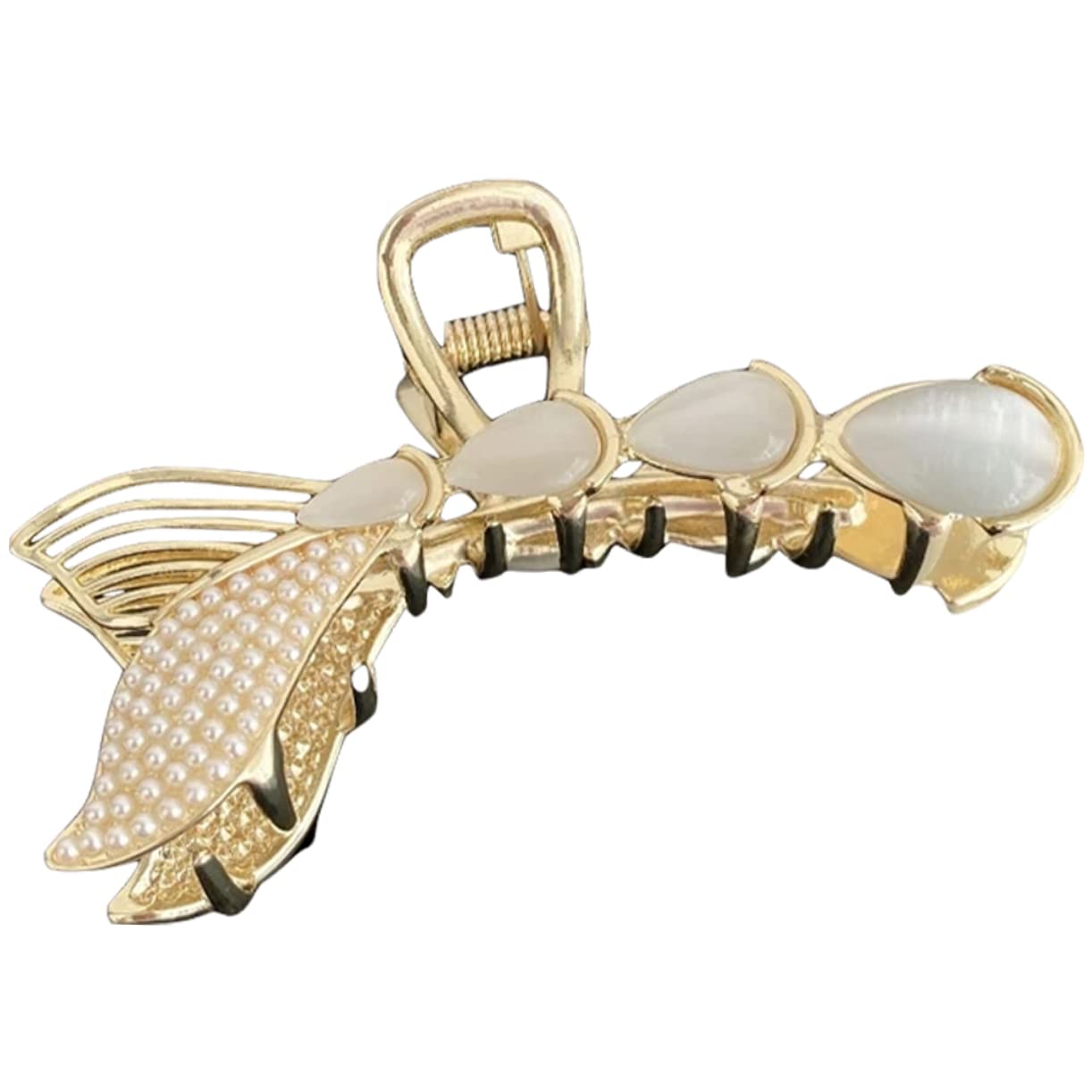 FRCOLOR 5pezzi Fermaglio Per Forma Di Sirena Con Perle Clip Per Eleganti Per Donne Accessorio Chic Per Acconciature Design Pratico Per Ogni Occasione