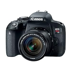 Canon EOS Rebel T7i EF-S 18-55 is STM Kit (Renewed) Black