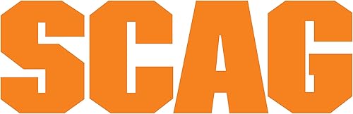 Calcomanía de vinilo compatible con productos SCAG (4 x 1.25 pulgadas, verde lima)