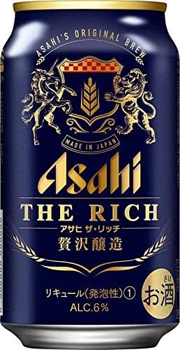 Amazon Co Jp アサヒ ザ リッチ 350ml 24缶入1ケース 食品 飲料 お酒