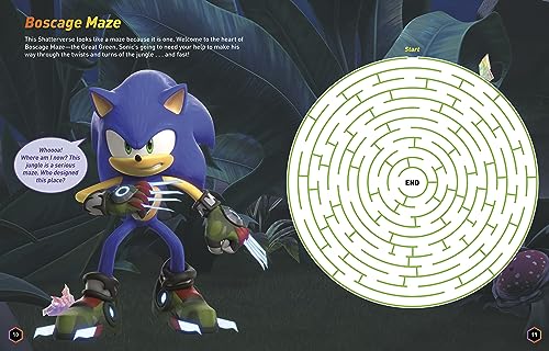 Image of Sonic Prime Sticker & Activity Book: Includes 40+ stickers