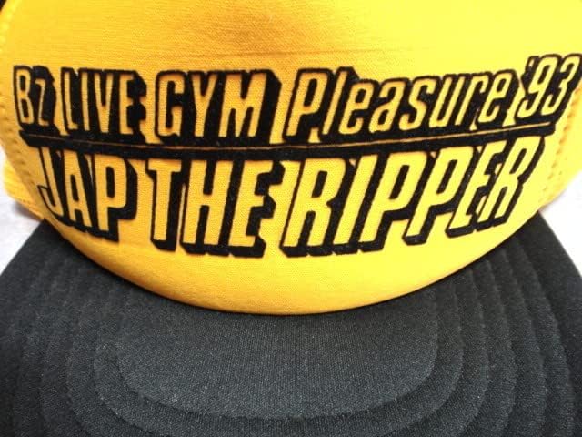 Amazon.co.jp: B'z LIVE GYM Pleasure '93 JAP THE RIPPER キャップ イエロー : おもちゃ