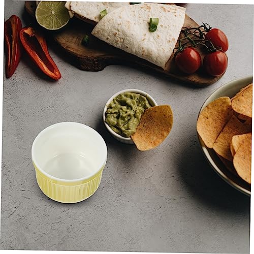 HOLIDYOYO 3 Peças Prato Doméstico Pratos De Aperitivo Tigela De Cozimento De Pão Copos De Creme Vint