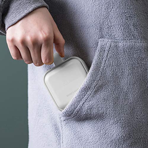 Timertick Pillendoosje met 4 Vakken,Draagbare Reismedicijn Medicijndoos,Plastic Medicijn Tabletdoos met Ring (wit) - Image 6