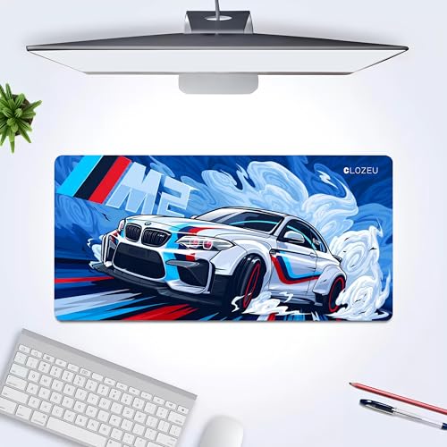 Image of Mouse Pad, Large Extended Desk Mouse Pad, Non-Slip Spill-Resistant Mousepad with Special-Textured Surface,Gamer /Office /Home 585mm x 280mm (Car Print Mouse pad)