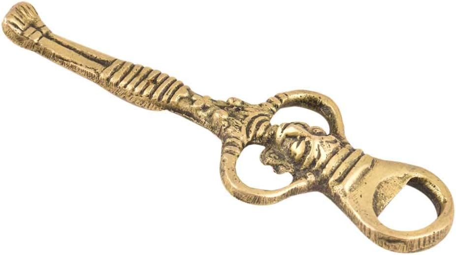 Indian Shelf Tribal Lady Bottle Cap Opener | Gold Bottle Opener | Brass Beer Bottle Opener | Housewarming Gift Item