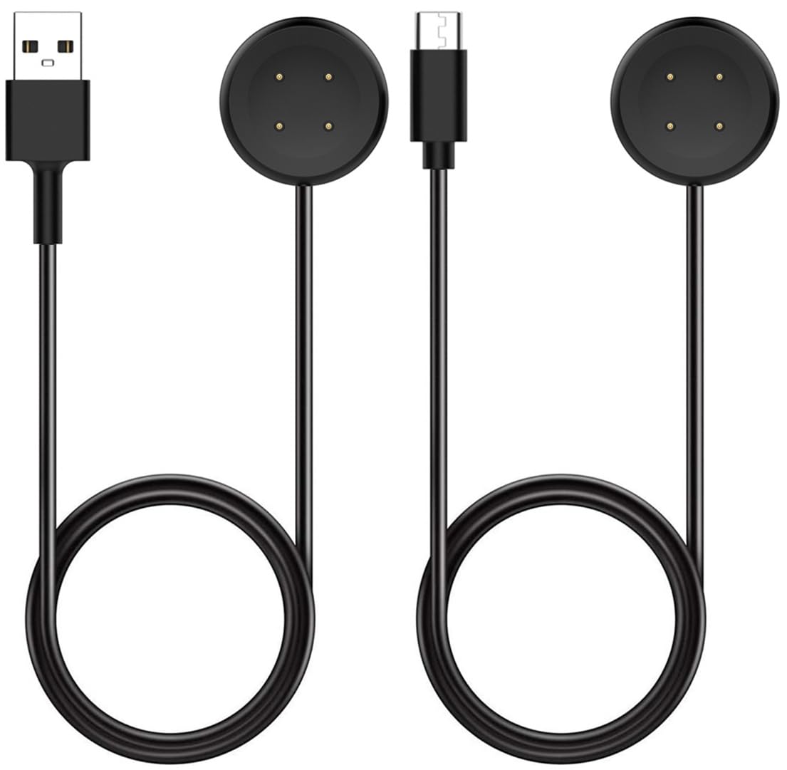 Charger for Google Pixel Watch 2 & 3, Replacement USB-A/C Charging Cable Cord for Smart Watch (3.3ft/1m) (Black) - Amazon product rated Grade B