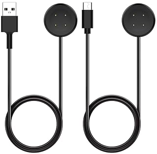 Charger for Google Pixel Watch 2 & 3, Replacement USB-A/C Charging Cable Cord for Smart Watch (3.3ft/1m) (Black) - Amazon product rated Grade A