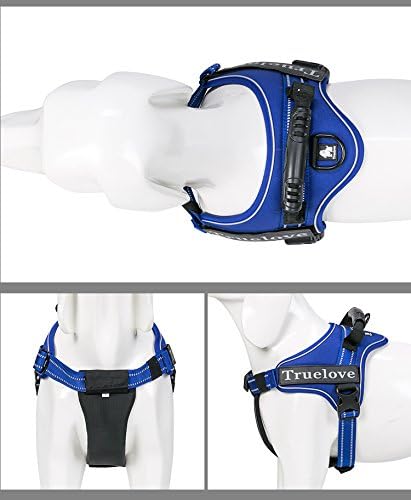 Truelove Dog Harness No-Pull Reflective Stitching Ensure Night Visibility Outdoor Adventure Big Dog Harness Perfect Match Puppy Vest TLH5753 Now Available in 6 Colors 6 Sizes