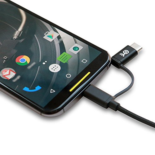 Cable Matters 2-Pack 2-In-1 Usb-C Cable (Usb Type-C Cable) With Tethered Usb C To Micro Usb Adapter 3.3 Feet For Samsung Galaxy S9, S8, Note 8 And More #TOP4