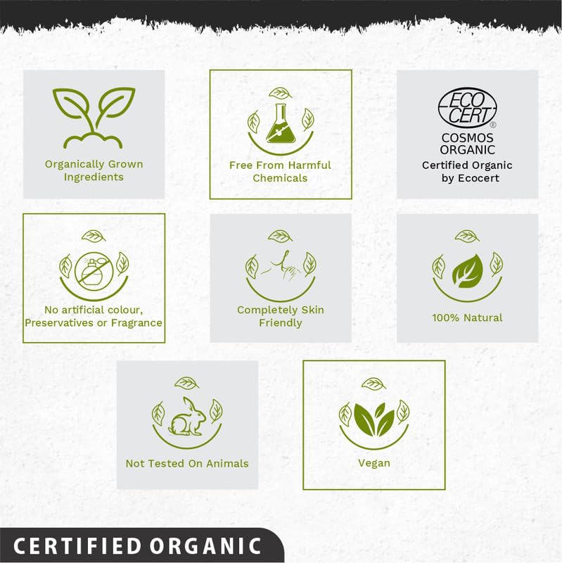 AMAzing EARTH Beard & Mustache Wax And Beard Oil Combo Certified Organic 2