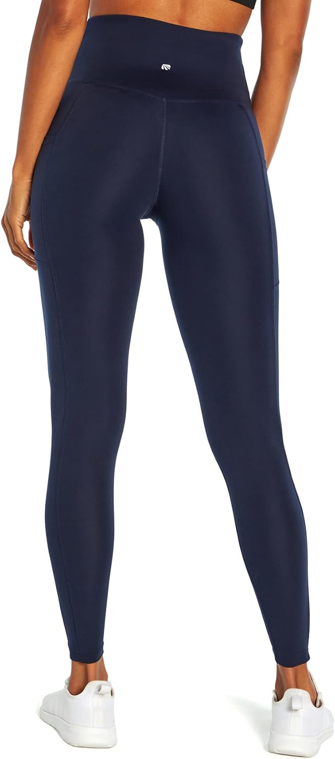 Marika Women's Plus Size Talia High Rise Tummy Control Pocket Legging, Midnight Blue, 2X - Image 4