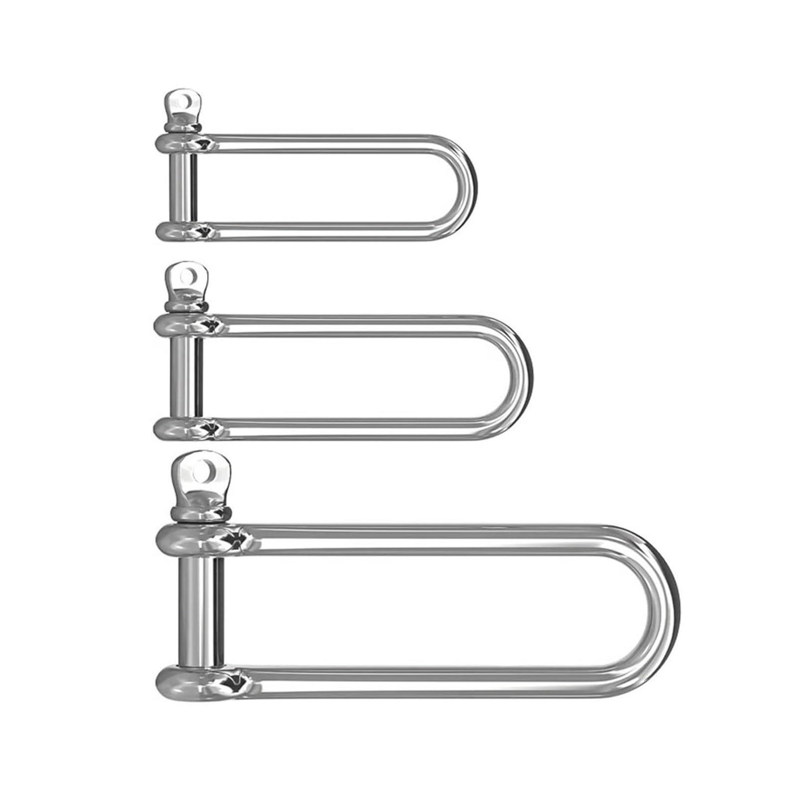 Abrazadera de carga con grillete en D largo de acero inoxidable 304 for cadenas, cables de acero, cuerdas de paracaídas for elevación, cuerdas de supervivencia for acampar al aire libre (5 unidades)(M
