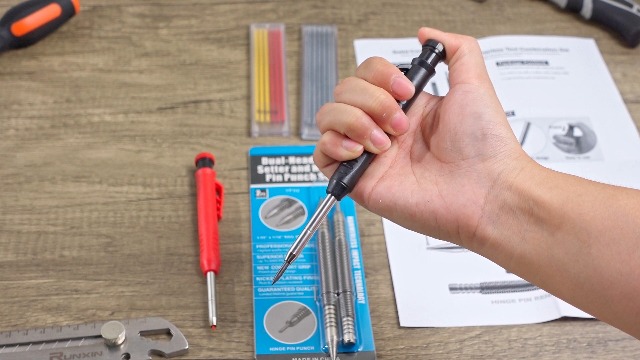 Amazon.com : Hiboom Spring Nail Set and Hinge Pin Removal Tool, 2
