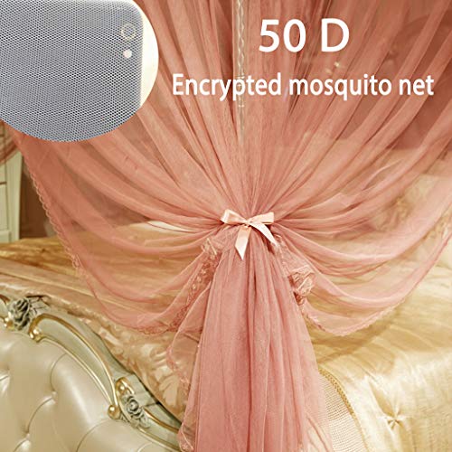 Obokidly Mosquito Canopy Net For Bed Luxury Canopy Netting 4 Corners Post Bed Canopies Stylish Style Bedroom Decoration For Woman Adults & Boys Girls Twin/Full/Queen/King (Green, California King) #TOP5