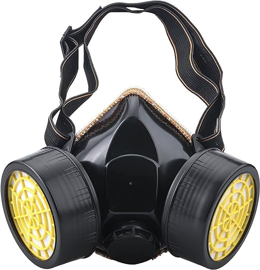 GNOLY Industrial Chemical Gas Paint Filter Mask Reusable Anti-Dust Half Face Mask Dual Cartridge Respirator With Activated Carbon Box (B0D17YPSCD) Amazon Price History, Amazon Price Tracker
