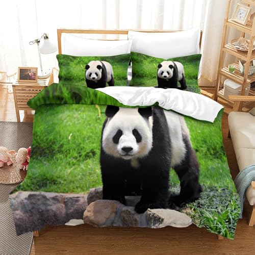 Parure de lit panda en microfibre résistante haut de gamme 200x200 - 3