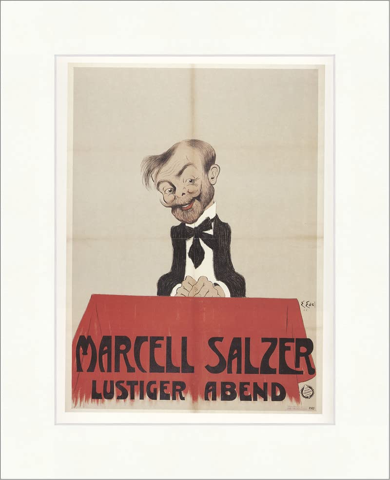 Marcell Salzer Cabarettiste Artiste de conférence Edel Affiche Monde 1185