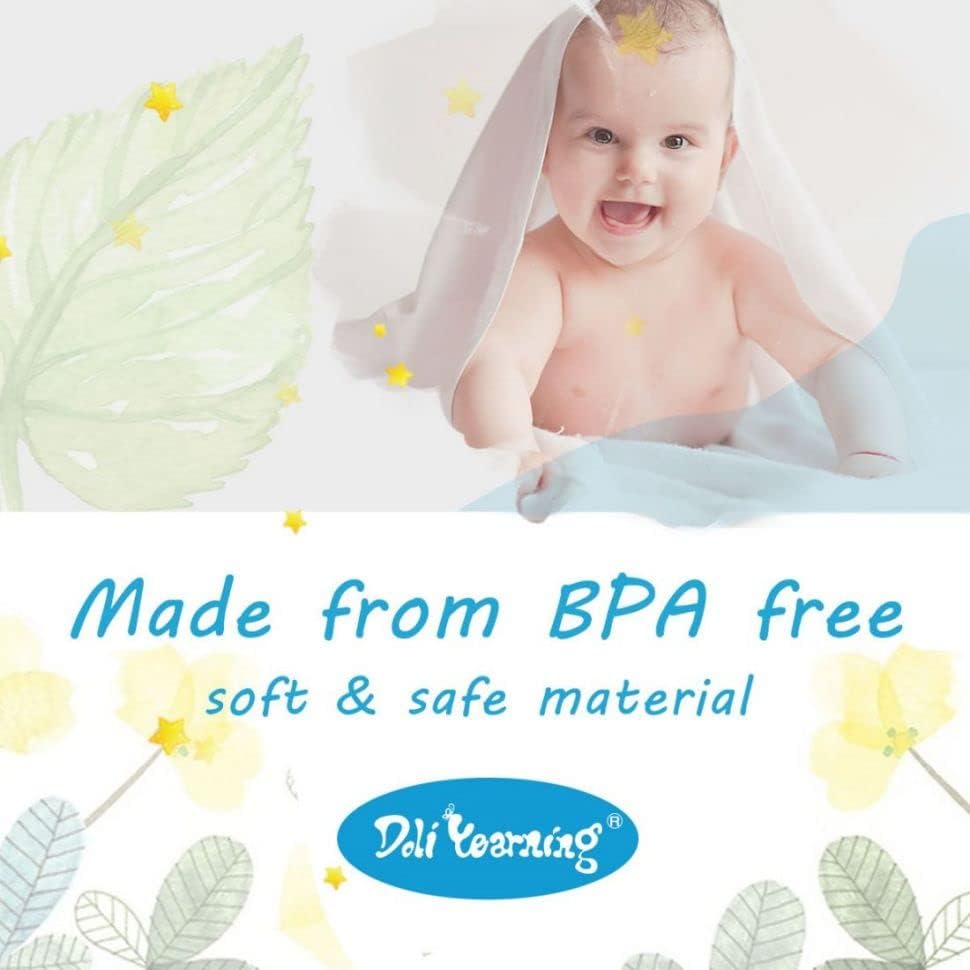 Doli Yearning Frog Baby Bath Thermometer, Toddlers Floating Bath Toy, Bathtub Thermometer, at Fahrenheit and Celsius degree - Blue