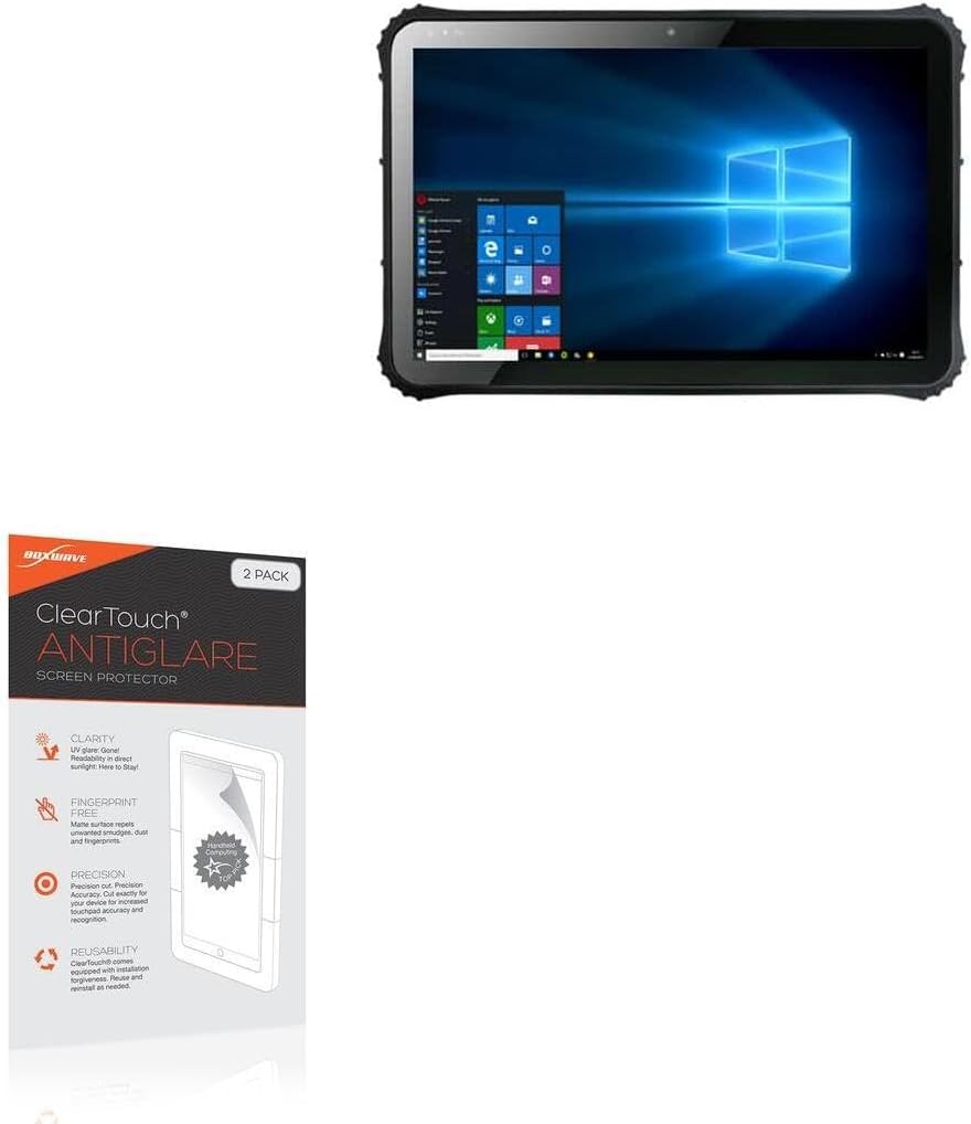 Tablet Technologies Conker NS12 Screen Protector, BoxWave [ClearTouch Anti-Glare (2-Pack)] Anti-Fingerprint Matte Film Skin for Tablet Technologies Conker NS12