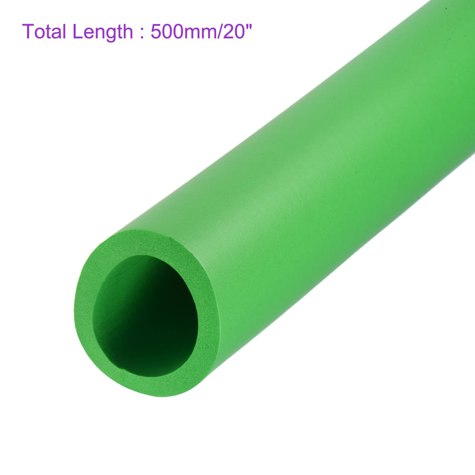 DMiotech 32mm ID x 6mm Thick 20" Green Foam Grip Wrap Closed Cell Foam Tubing Non-Slip for Utensil Tools Handle Support - Image 4