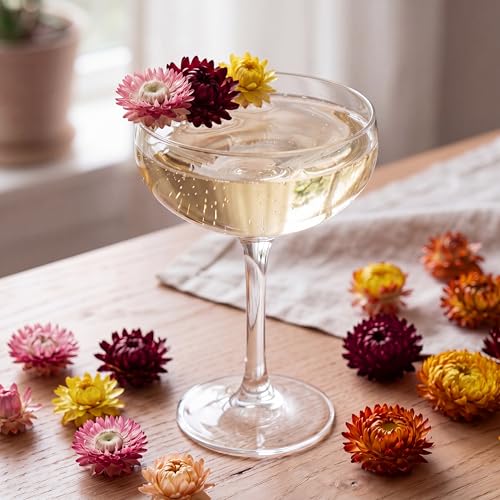 Flores Secas Comestibles Mezcladas Color Helichrysum Strawflower miniatura 4