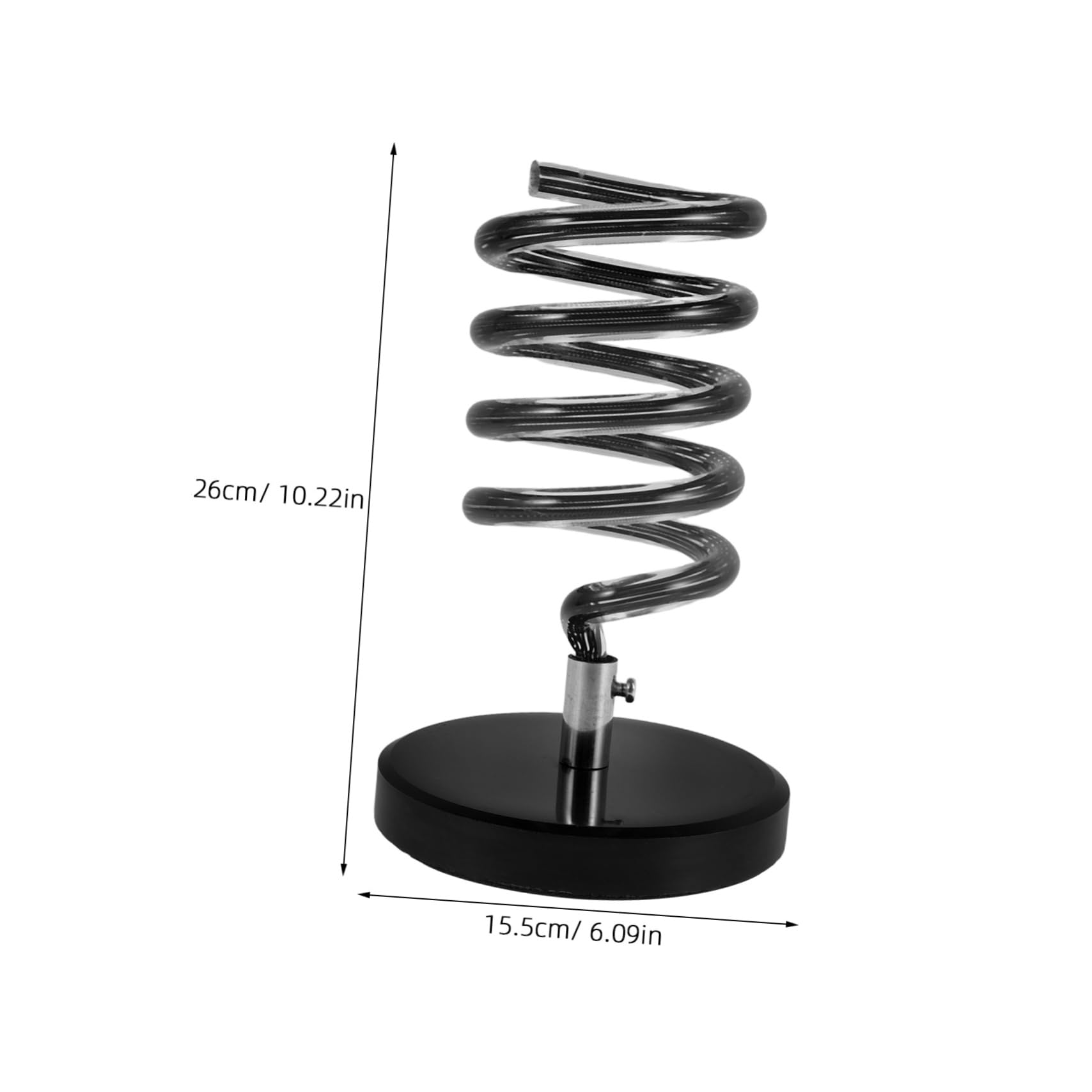 FOMIYES Spiral Hair Dryer Stand Dryer Holder Stand Countertop Organizer for Bathroom and Home Use