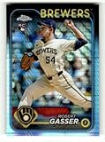 2024 Topps Chrome Update Prism Refractor #USC50 Robert Gasser RC Rookie Milwaukee Brewers MLB Baseball Trading Card