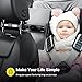 AHK Car Headrest Mount Holder, for iPad Pro/Air/Mini, Tablets, Nintendo Switch, iPhone, Samsung Galaxy/Note, Smartphones, Compatible with 4.5