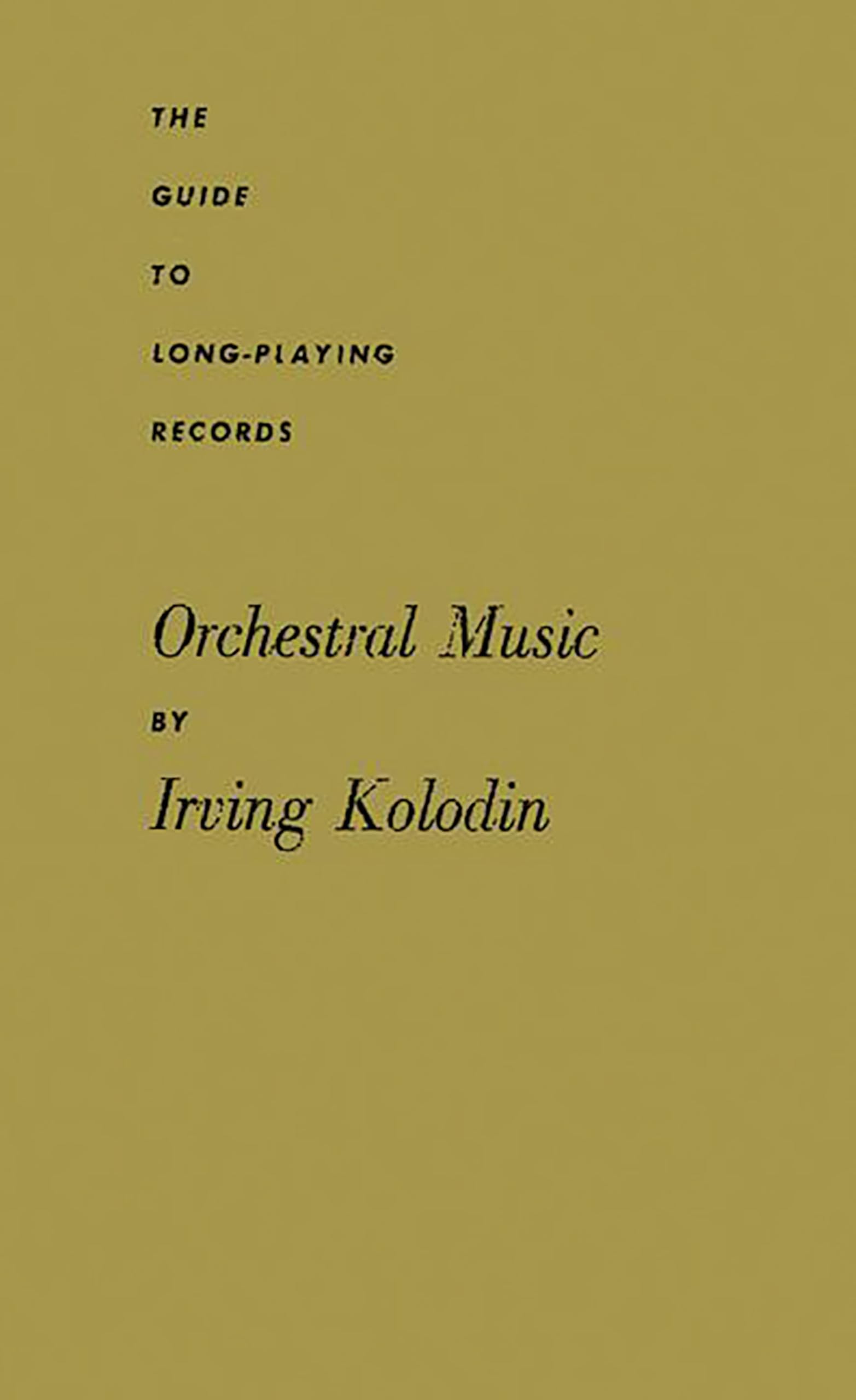 Orchestral Music