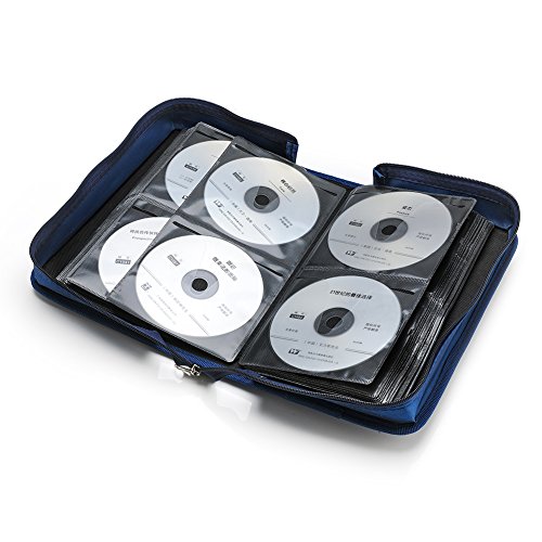 image for CCidea CD Case DVD Storage Holder, 128 Capacity DVD Cases Organizer CD