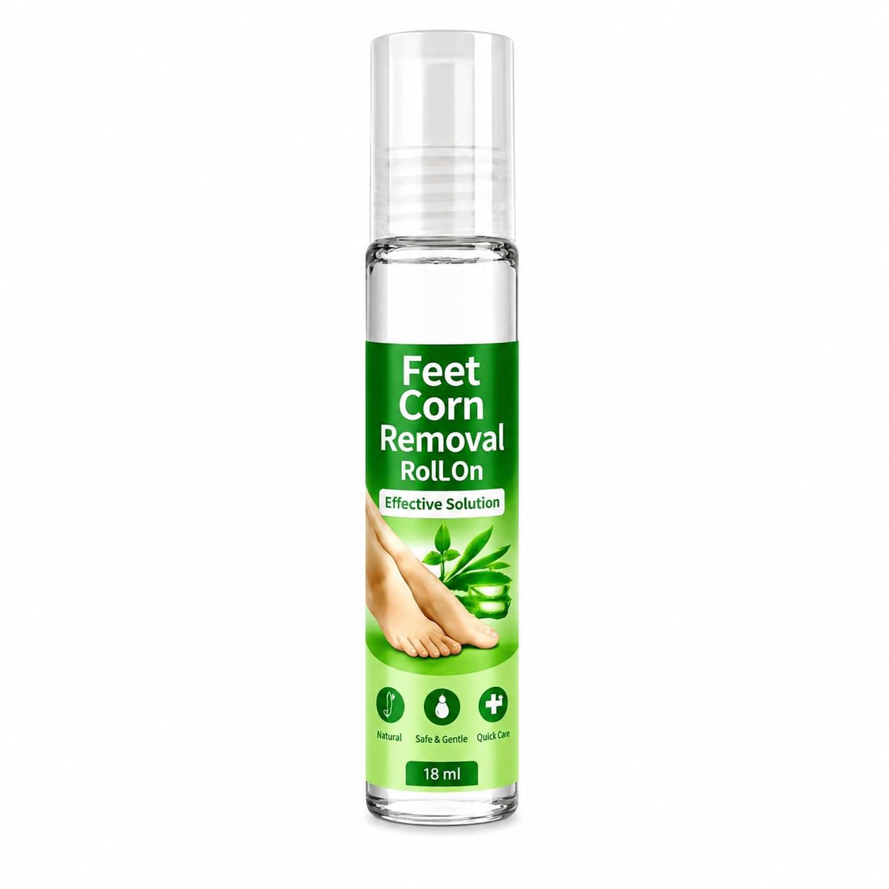 Feet Corn Removal Roll On 15ml | Effective Corn & Callus Care Solution | Helps Soften Hard Skin & Rough Feet | Easy Roll-On Foot Care Formula (Pack Of 1)-image-6