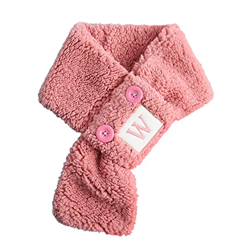 Écharpe d'hiver pour enfants - Col croisé - Fourrure duveteuse - Cache-cou - Pour filles et garçons, Couleur 9, L Cover